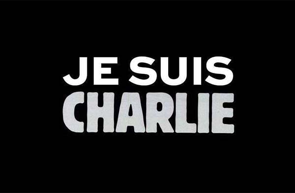 Je suis Charlie - ich bin Charlie: Solidaritätsbekundung für die Opfer des Charlie-Hebdo-Attentats.